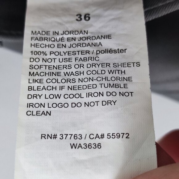 PGA Tour Golf shorts active wear flat front grey men's size 36 - Picture 6 of 11